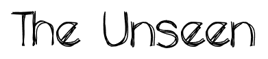 The Unseen font